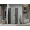 Mexen Lima skladací sprchový kút 90 x 70 cm, grafit, chróm - 856-090-070-01-40