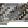 Mexen Lima skladacia sprchová kabína 90 x 80 cm, grafit, chróm - 856-090-080-01-40