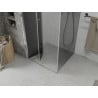 Mexen Lima skladacia sprchová kabína 90 x 90 cm, grafit, chróm - 856-090-090-01-40