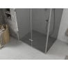 Mexen Lima skladací sprchový kút 90 x 120 cm, grafit, chróm - 856-090-120-01-40