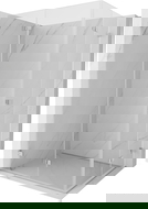 Mexen Lunar-F Duo sprchová kabína skladacia 90 x 85 cm, transparentná, chróm - 836-090L-085P-01-00