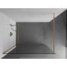 Mexen Kioto sprchová stena Walk-in 110 x 200 cm, transparentná 8 mm, zlatá - 800-110-101-50-00