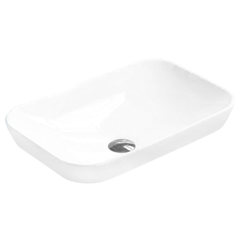 Mexen Nina umývadlo zapustené do dosky 51 x 33 cm, biele - 21665100