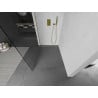 Mexen Kioto sprchová stena Walk-in 160 x 200 cm, transparentná 8 mm, zlatá - 800-160-101-50-00