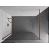Mexen Kioto sprchová stena Walk-in 100 x 200 cm, transparentné 8 mm, ružové zlato - 800-100-101-60-00