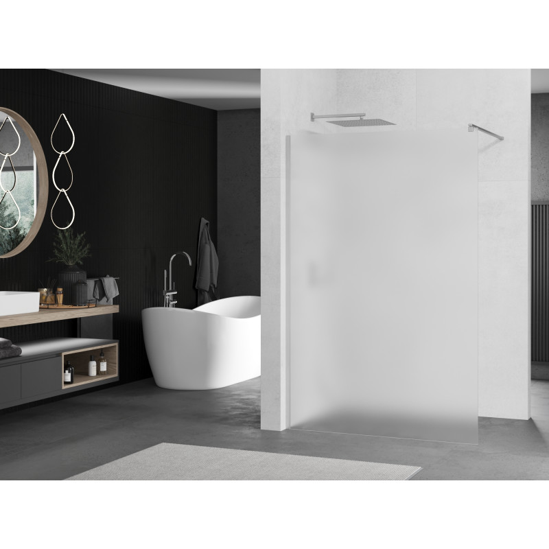 Mexen Kioto sprchová stena Walk-in 120 x 200 cm, mrazené 8 mm, chróm - 800-120-101-01-30
