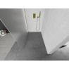 Mexen Kioto sprchová stena Walk-in 70 x 200 cm, mrazené 8 mm, zlatá - 800-070-101-50-30