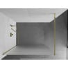 Mexen Kioto sprchová stena Walk-in 90 x 200 cm, mrazivá 8 mm, zlatá - 800-090-101-50-30