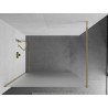 Mexen Kioto sprchová stena Walk-in 110 x 200 cm, matná 8 mm, zlatá - 800-110-101-50-30