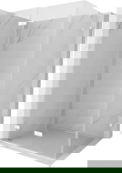 Mexen Lunar-F skladacia sprchová kabína ľavá 90 x 80 cm, transparentná, biela - 836-090-080-20-00-L