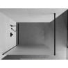 Mexen Kioto sprchová stena Walk-in 110 x 200 cm, matné sklo 8 mm, čierna - 800-110-101-70-30