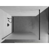 Mexen Kioto sprchová stena Walk-in 120 x 200 cm, matné sklo 8 mm, čierna - 800-120-101-70-30