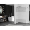 Mexen Kioto sprchová stena Walk-in 100 x 200 cm, transparentná/matná 8 mm, chróm - 800-100-101-01-35