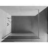 Mexen Kioto sprchová stena Walk-in 100 x 200 cm, transparentná/matná 8 mm, chróm - 800-100-101-01-35
