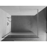 Mexen Kioto sprchová stena Walk-in 110 x 200 cm, transparentná/mrazová 8 mm, chróm - 800-110-101-01-35