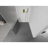 Mexen Kioto sprchová stena Walk-in 100 x 200 cm, transparentná/matná 8 mm, zlatá - 800-100-101-50-35
