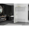 Mexen Kioto Sprchová stena Walk-in 110 x 200 cm, transparentná/matná 8 mm, zlatá - 800-110-101-50-35