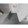 Mexen Kioto sprchová stena Walk-in 90 x 200 cm, transparentná/matná 8 mm, ružové zlato - 800-090-101-60-35