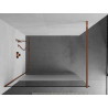 Mexen Kioto sprchová stena Walk-in 90 x 200 cm, transparentná/matná 8 mm, ružové zlato - 800-090-101-60-35