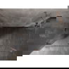 Mexen Lunar-F skladací sprchový kút ľavý 100 x 80 cm, transparentný, brúsená meď - 836-100-080-65-00-L