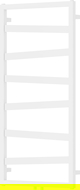 Mexen Zoom ozdobný kúpeľňový radiátor 1100 x 530 mm, 376 W, biely - W130-1100-530-00-20