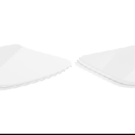 Mexen doska s pomalým zatváraním slim, duroplast, biela lesk - 39120100