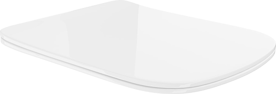 Mexen doska s pomalým zatváraním slim, duroplast, biela lesklá - 39120100