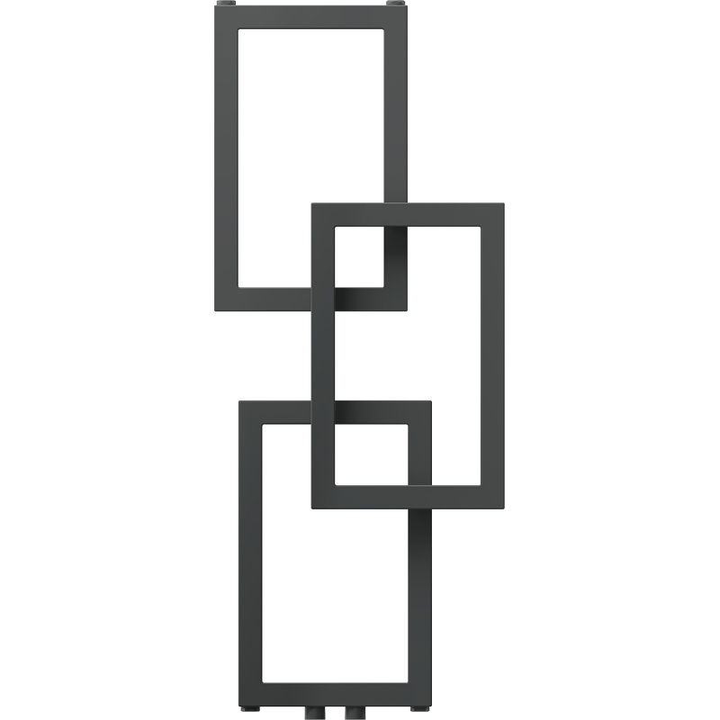 Mexen Grid dekoratívny kúpeľňový radiátor 870 x 360 mm, 209 W, antracit - W215-0870-360-00-66
