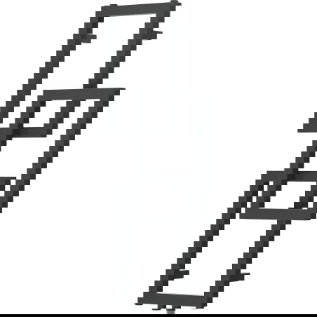 Mexen Grid dekoratívny kúpeľňový radiátor 870 x 360 mm, 209 W, antracit - W215-0870-360-00-66