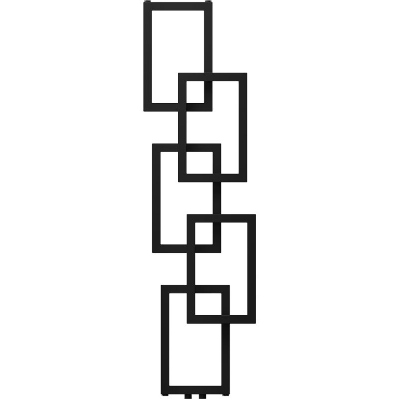 Mexen Grid dekoratívny kúpeľňový radiátor 1360 x 390 mm, 349 W, čierny - W215-1360-390-00-70
