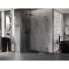 Mexen Lunar-F skladacia sprchová kabína ľavá 80 x 70 cm, transparentná, gun metal - 836-080-070-95-00-L