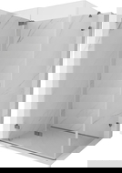 Mexen Lunar-F skladacia sprchová kabína ľavá 90 x 70 cm, transparentná, zbraňový kov - 836-090-070-95-00-L