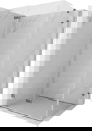 Mexen Lunar-F skladacia sprchová kabína ľavá 95 x 90 cm, transparentná, kovová farba - 836-095-090-95-00-L