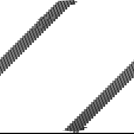 Mexen Flux dekoratívny kúpeľňový radiátor 1500 x 240 mm, 450 W, antracit - W127-1500-240-00-66