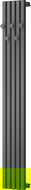 Mexen Flux dekoračný kúpeľňový radiátor 1500 x 240 mm, 450 W, antracit - W127-1500-240-00-66