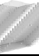 Mexen Lunar-F pravá skladacia sprchová kabína 95 x 90 cm, priehľadná, chróm - 836-095-090-01-00-P