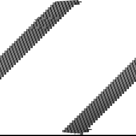 Mexen Flux dekoratívny kúpeľňový radiátor 1500 x 360 mm, 630 W, antracit - W127-1500-360-00-66