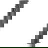 Mexen Flux dekoratívny kúpeľňový radiátor 1500 x 360 mm, 630 W, antracit - W127-1500-360-00-66