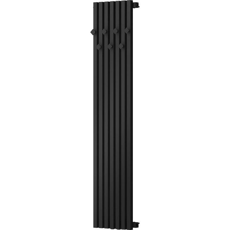 Mexen Flux dekoratívny kúpeľňový radiátor 1500 x 340 mm, 630 W, čierny - W127-1500-340-00-70