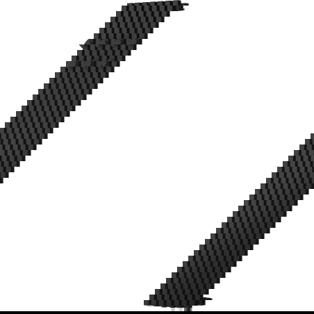 Mexen Flux dekoratívny kúpeľňový radiátor 1500 x 360 mm, 630 W, čierny - W127-1500-360-00-70