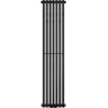 Mexen Flux dekoratívny kúpeľňový radiátor 1500 x 340 mm, 630 W, čierny - W127-1500-340-00-70