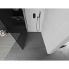 Mexen Kioto sprchová stena Walk-in 70 x 200 cm, grafitová 8 mm, čierna - 800-070-101-70-40