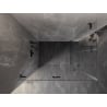 Mexen Lunar-F Duo skladací sprchový kút 95 x 70 cm, transparentný, gun metal - 836-095L-070P-95-00