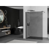 Mexen Kioto sprchová stena Walk-in 100 x 200 cm, grafitová 8 mm, čierna - 800-100-101-70-40