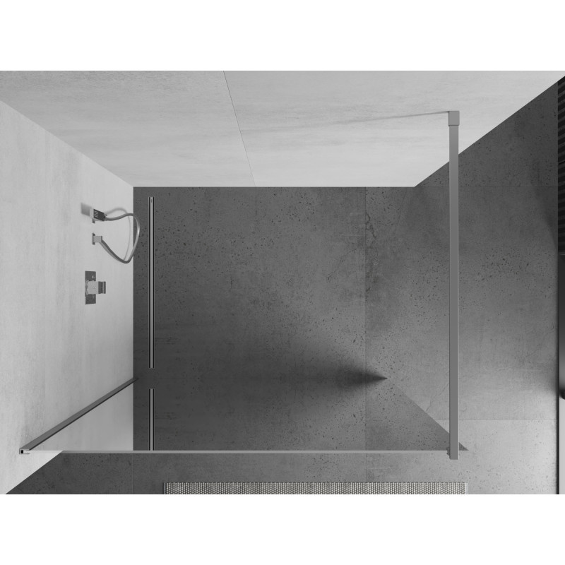 Mexen Kioto sprchová stena Walk-in 110 x 200 cm, zrkadlová 8 mm, chróm - 800-110-101-01-50