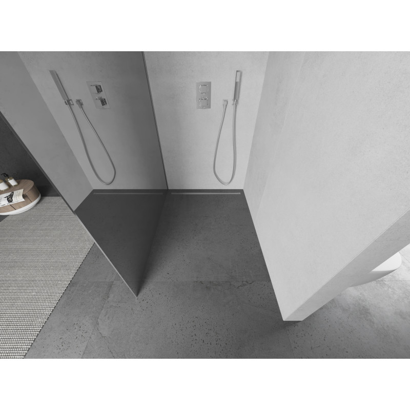 Mexen Kioto sprchová stena Walk-in 110 x 200 cm, zrkadlová 8 mm, chróm - 800-110-101-01-50