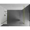 Mexen Kioto sprchová stena Walk-in 120 x 200 cm, zrkadlo 8 mm, zlatá - 800-120-101-50-50