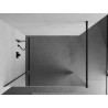 Mexen Kioto sprchová stena Walk-in 90 x 200 cm, zrkadlo 8 mm, čierna - 800-090-101-70-50
