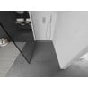 Mexen Kioto sprchová stena Walk-in 70 x 200 cm, čierny rám 8 mm, chróm - 800-070-101-01-70