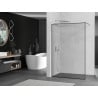 Mexen Kioto sprchová stena Walk-in 70 x 200 cm, čierny rám 8 mm, chróm - 800-070-101-01-70